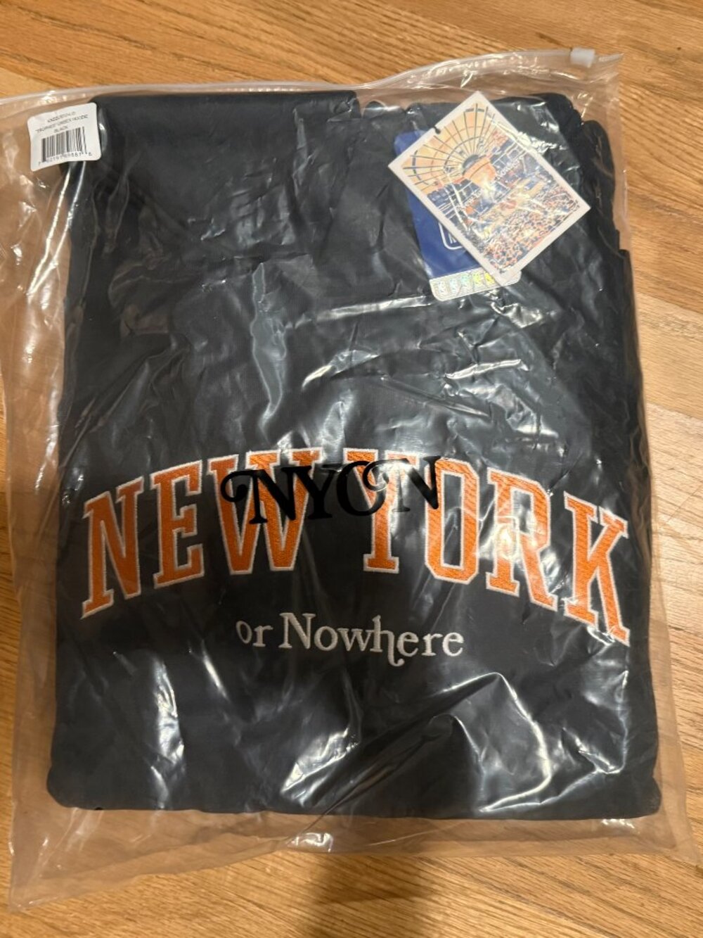 SOLD OUT! Limited New York or Nowhere (NYON) x Knicks L Sweatshirt Hoodie NEW